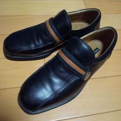 HARDY AMIES　レザーシューズ　26.5　ローファー　スリッポン