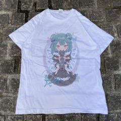 一点物　潤羽るしあ/蝶の夢Tシャツ/「碧」Lサイズ