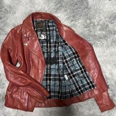 【美品】ヒステリックグラマー ラムレザー ライダースジャケット 伊勢丹チェック 美品】ヒステリックグラマー ラムレザー ライダースジャケット