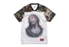 Supreme - Jesus Football Top Tシャツ M Supreme Jesus Football Top | Grailed