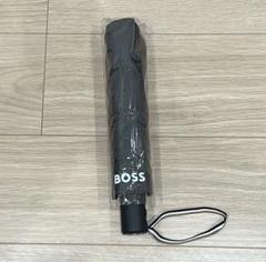 HUGO BOSS 折り畳み傘 カーボン柄 ヒューゴボス Hugo Hugo Boss(ヒューゴボス) 傘・レイングッズ(メンズ) - 海外