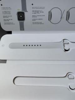 アップルウォッチ ホワイト スポーツバンド ML