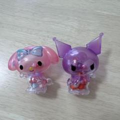 サンリオキャラクターズ クリスタルコットハローキティとクロミ