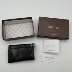 グッチ GGマーモント キーケース レザー ピンク 【中古】【GUCCI】 ☆GUCCI☆ 可愛い♪ GGマーモント レザー キーケース ピンク