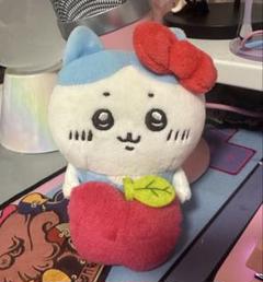 ハチワレ　ハローキティ デスクトップから見守るひっかけぬいぐるみ　正規品 新品 ちいかわ デスクトップから見守るひっかけぬいぐるみ