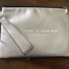 SnowMan╱SixTONES 非売品ポーチ SnowMan╱SixTONES 非売品ポーチ - メルカリ