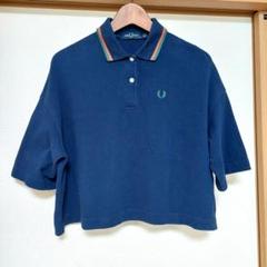 FRED PERRY フレッドペリー コットン鹿の子 クロップド丈 ポロシャツ FRED PERRY フレッドペリー コットン鹿の子 クロップド丈