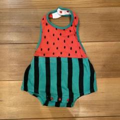 ベビー服　ロンパース　スイカ　70-80cm