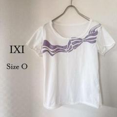 【中古】イクシーフィットネス リボンプリントTシャツ トップス 長袖 レディース