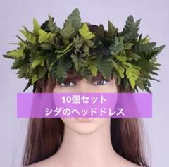 【10こセット割引】フラダンス 3色シダの葉っぱのヘッドドレス レイポー ハク 10こセット割引】フラダンス3色シダの葉っぱのヘッドドレス