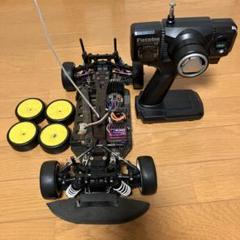 タミヤ　TT01　シャーシ　サーボ　モーター　オプション多数　ラジコン TT-01シャーシ