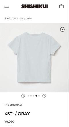 シシクイ THE SHISHIKUI XST / GRAY 短丈 ネップTシャツ m83739744053_1.jpg?1747806541