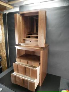 最終値下新品総無垢ウォールナットの家具調仏壇最高級国産旭川産3643