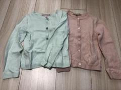 Bonpoint カーディガン 2 ミントグリーン ピンク