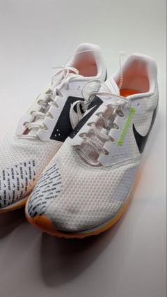 Nike スパイクシューズ ホワイト/オレンジ/ブラック