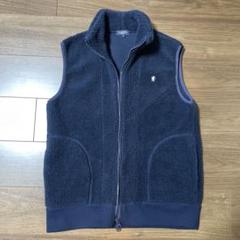 gymphlex ボアベスト ネイビー メンズ Lサイズ