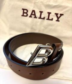 BALLY　ブラウンレザー ベルト Bロゴ付き Bally Bロゴ レザーベルト | ブラウン | FARFETCH JP