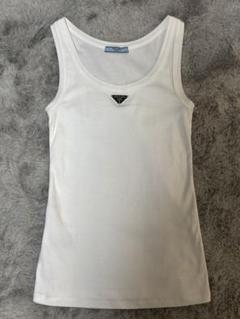 【本物保証】 ぺてぃちゃんサブ様専用】PRADA/タンクトップ/38/着用3回 - メルカリ トップス