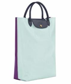 LONGCHAMPリプレイ ミントグリーン×パープルハンドバッグのサムネイル