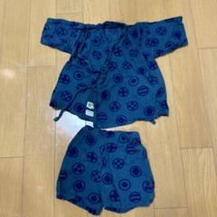新品sou・souこどもじんべいそすう紺色140