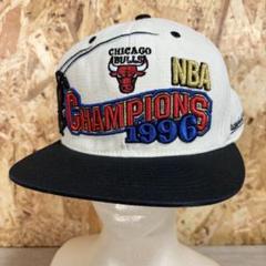 シカゴブルズ　キャップ　CHICAGO BULLS　帽子　NBA優勝　1996 m83762635096_1.jpg?1675650039