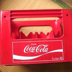 コカ・コーラ コンテナ 赤色ケース 1L×10