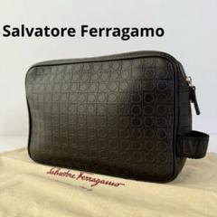 極美品 Salvatore Ferragamo クラッチ バッグ ガンチーニ