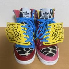 た*ろ様 【最終値下げ】【超美品】adidas✖︎ジェレミースコットスニーカー 美品】アディダスadidasハイカットスニーカー ジェレミー