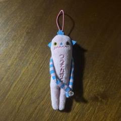 ピンクのぬいぐるみマスコット