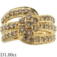 ダイヤモンド/1.00ct リング K18YG 11号 I3486 ダイヤモンド/1.00ct リング K18YG 11号 : インペリアル - 通販