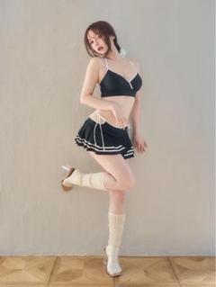 アンドマリー andmary Coco pleats swimwear ブラック - メルカリ