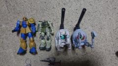 ガンダム フィギュア ザク ボール 古ザク 4品
