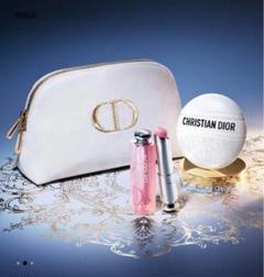 Dior クリスマスコフレ　ネイビー ポーチ セット DIOR】2022年ホリデー限定!コスメポーチ付きコフレセットは