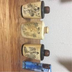 中国清時代　光緒年製　清居堂蔵　本鼈甲　鼻煙香22gトヒエ東な7-0329☆2F 内絵鼻煙壺No17／鶴 - 横浜中華街天宝堂本店