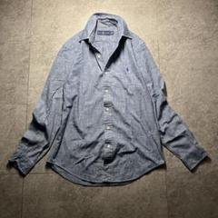 美品 ralph lauren シャンブレ bdシャツ S 送料無料