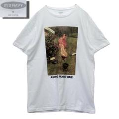 オールドネイビー OLD NAVY BBQグラフィック ファイヤー Tシャツ M