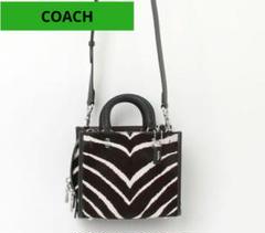 COACH 希少！ ローグ20 ゼブラ柄 ショルダーバッグ ハンドバッグ 公式】COACH – コーチ | ローグ 20・ヘアカーフ・ゼブラ プリント