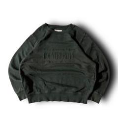 USA古着vintageカントリーロード刺繍ロゴスウェット黒ブラックワントーン