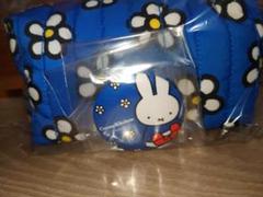 ミッフィーコスメキッチン♥キルティング花柄ポーチ＆ミニミラー