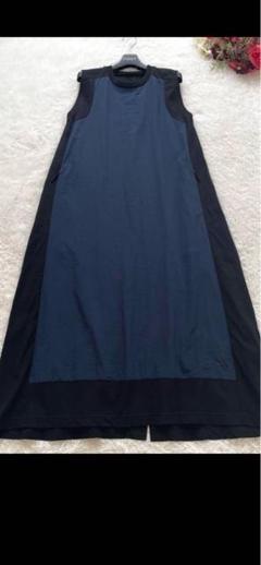nagonstans Thick Jersey WOVEN コンビ dress