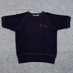 美品 クッシュマン ヴィンテージ レプリカ 半袖スウェット Tシャツ クッシュマン ヴィンテージ レプリカ 針抜きリブ半袖スウェットT
