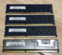 8GB PC3-8500R 1枚 2GB PC3-8500E 3枚