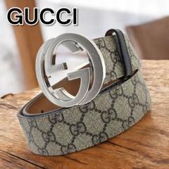 GUCCI グッチ GGスプリーム インターロッキング ベルト 約80~90㎝