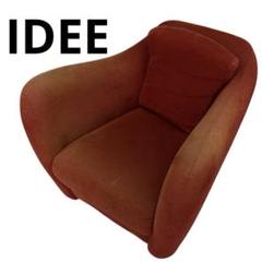 IDEE イデー ミニミラー アームチェア レッド