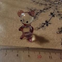 硝子細工 熊 クマ ガラス