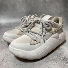 アグ　UGG (22.5) LA CLOUD LACE　厚底スニーカー　ホワイト