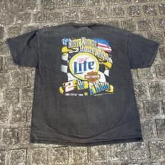 一点物　00s Rusty Wallace Tシャツ　ミラーライト ハーレー