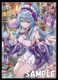 ミッドナイトブルー　原神　スリーブ　プレイマット　夢見月瑞希 ミッドナイトブルー原神スリーブプレイマット夢見月瑞希