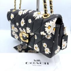 COACH タビー 26 ショルダー バッグ キルティング&花柄プリント 夏秋 COACH タビー 26 ショルダー バッグ キルティング&花柄プリント