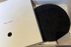 NINETAILOR ナインテーラー　ベレー帽　ユニセックスBLACK×GRAY